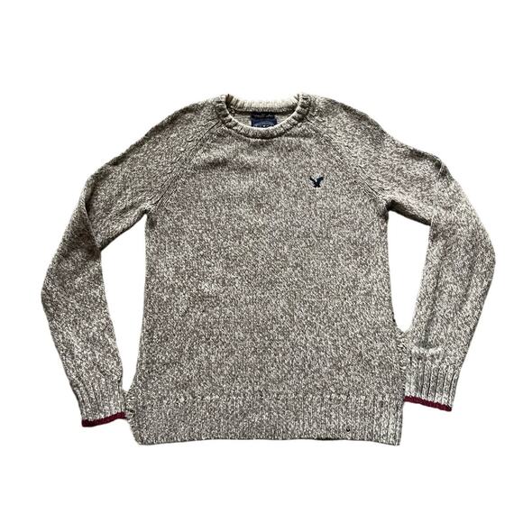 American Eagle Mens/Teen Fisherman Chunky Knit Sweater Size Small Cotton/wool - Picture 1 of 9